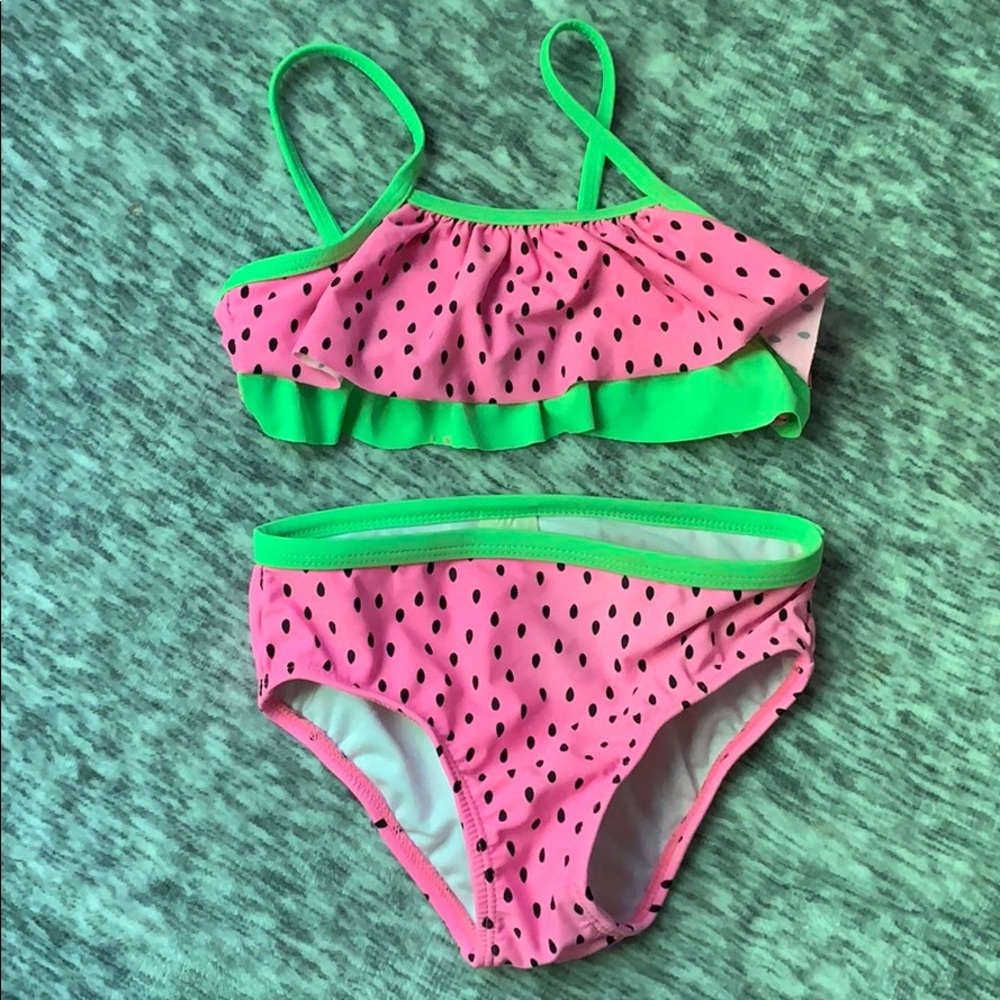 4T watermelon 2-piece bathing suit